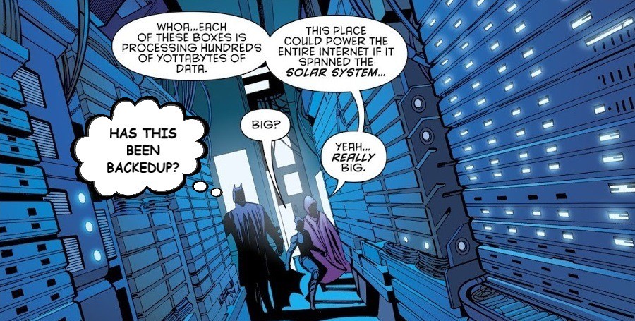 comic book batman talking backup